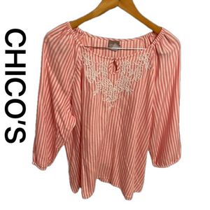 Chico's womens top size 3 GUC